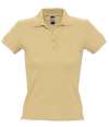 11310 People SOL'S Ladies People Cotton Piqué Polo Shirt Sand colour image